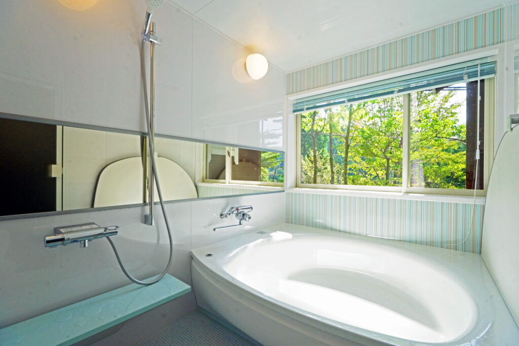 大きいバスルーム